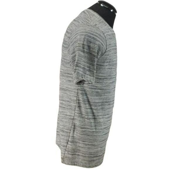 OT Revolution Men's Athletic Heather‎ Grey Pocket Tee Shirt Size Medium - Picture 2 of 6